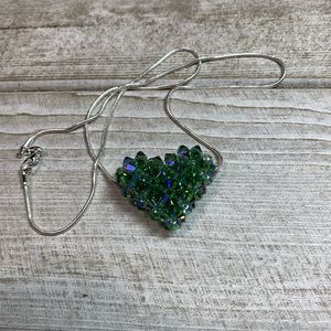 Handmade Swarovski Crystal ❤️ Heart Necklace